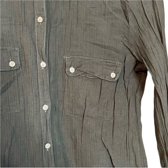 3 for $30! Aerie grey button down shirt. Size Small - Picture 11 of 13